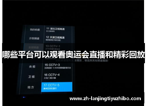 哪些平台可以观看奥运会直播和精彩回放